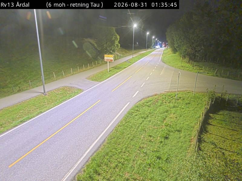 Traffic Cam Ardal: R13 Årdal (Tau)