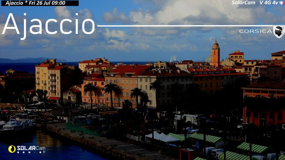 Ajaccio water Webcam