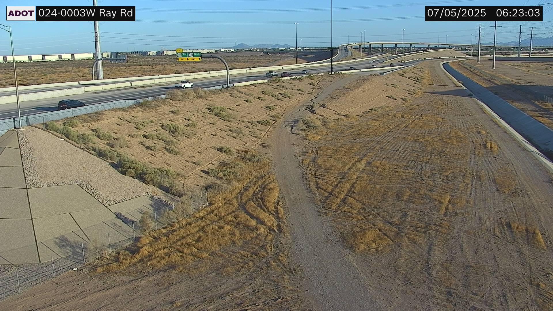 Traffic Cam Mesa › West: SR-24 WB 0.34 @Ray Road