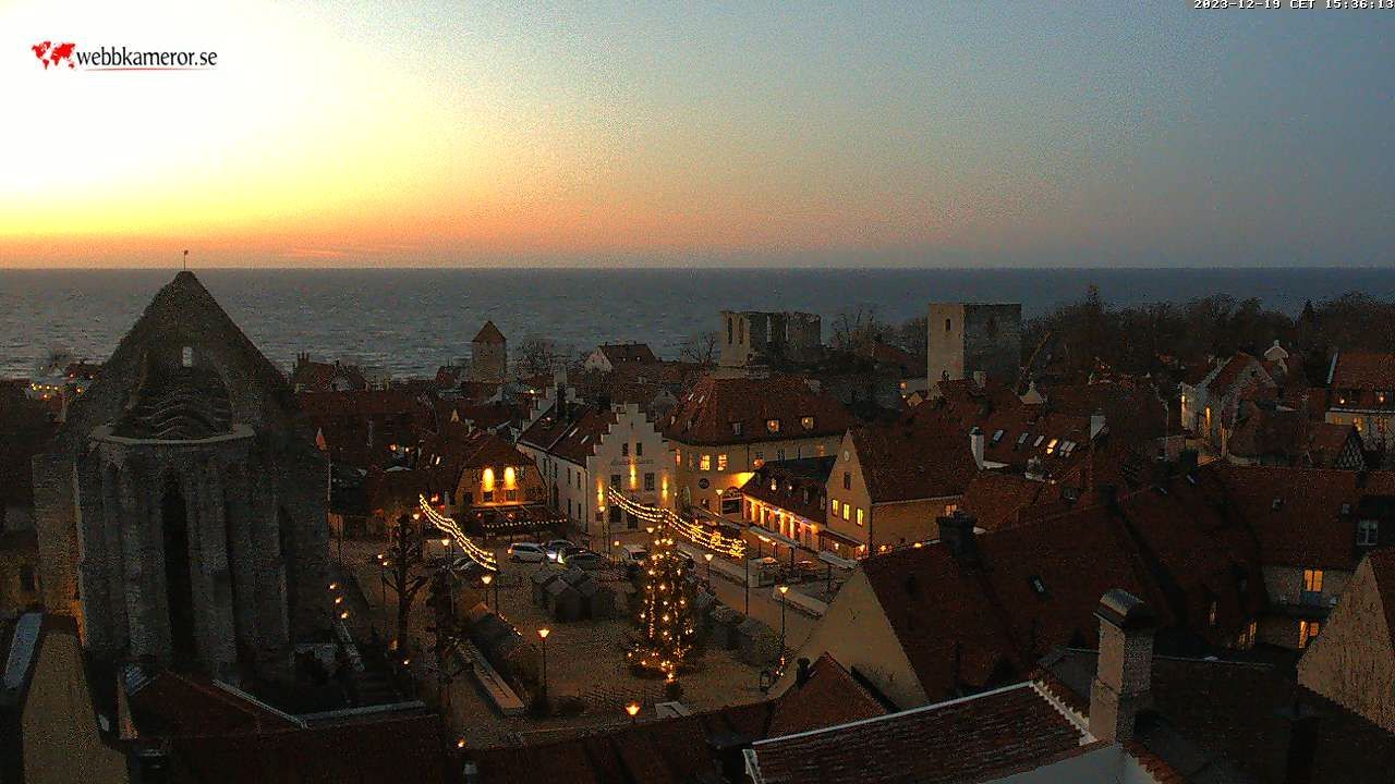 Traffic Cam Norra Visby: Visby - Marktplatz