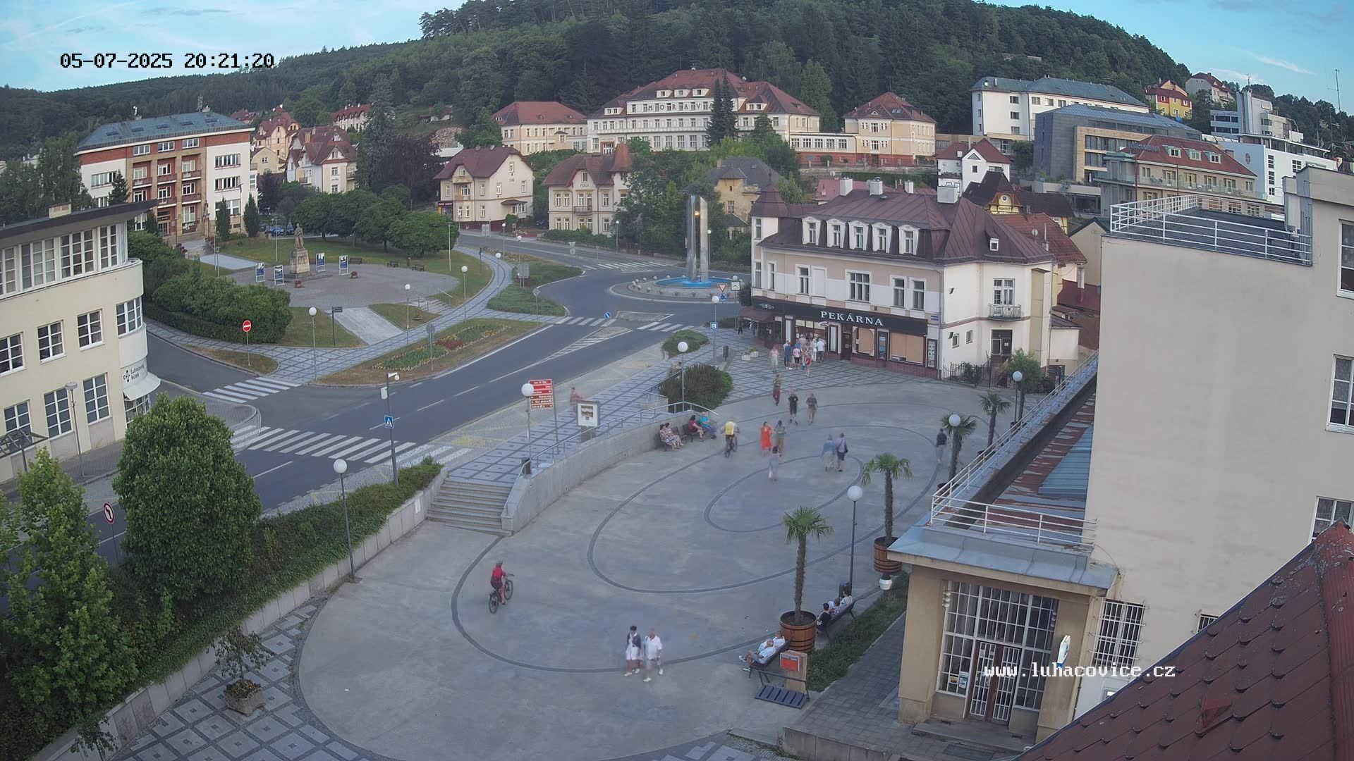 Traffic Cam Luhacovice: náměstí 28. října