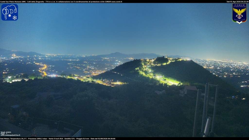 Traffic Cam Castel San Pietro Romano: Provincia di Roma