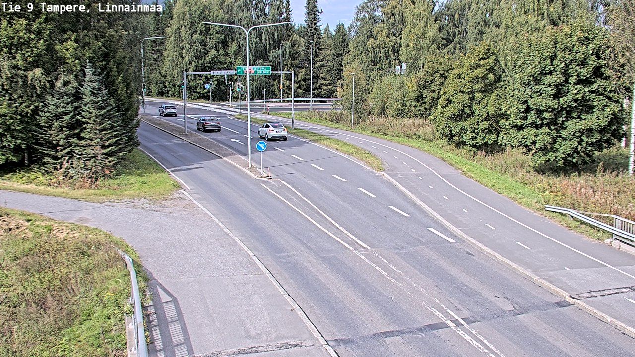 Traffic Cam Tampere: Tie - Linnainmaa - Sammon valtatie länteen