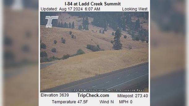 Traffic Cam Perry: I-84 at Ladd Creek Summit