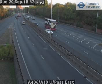 Traffic Cam London Borough of Haringey: A406/A10 U/Pass East