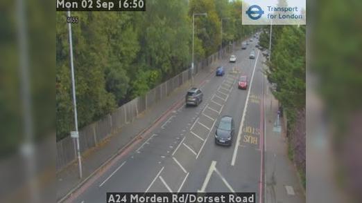 Traffic Cam London: A24 Morden Rd/Dorset Road