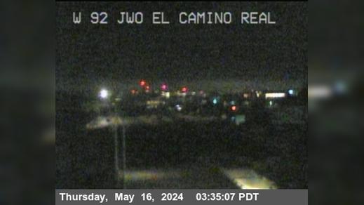 Traffic Cam San Mateo › West: TV457 -- SR-92 : El Camino Real