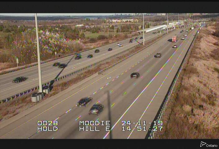 Traffic Cam Nepean: 417 WEST OF MOODIE DRIVE