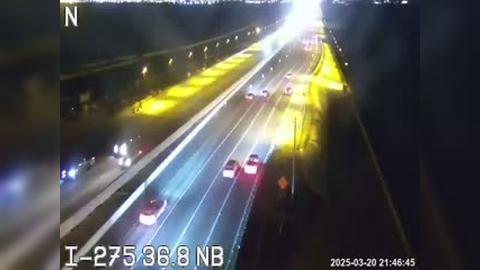 Traffic Cam Tampa: I-275 N of HowardFrank Br Hump