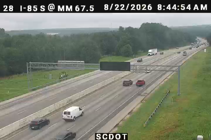 Traffic Cam Jackson Mill: I-85 S @ MM 67.5