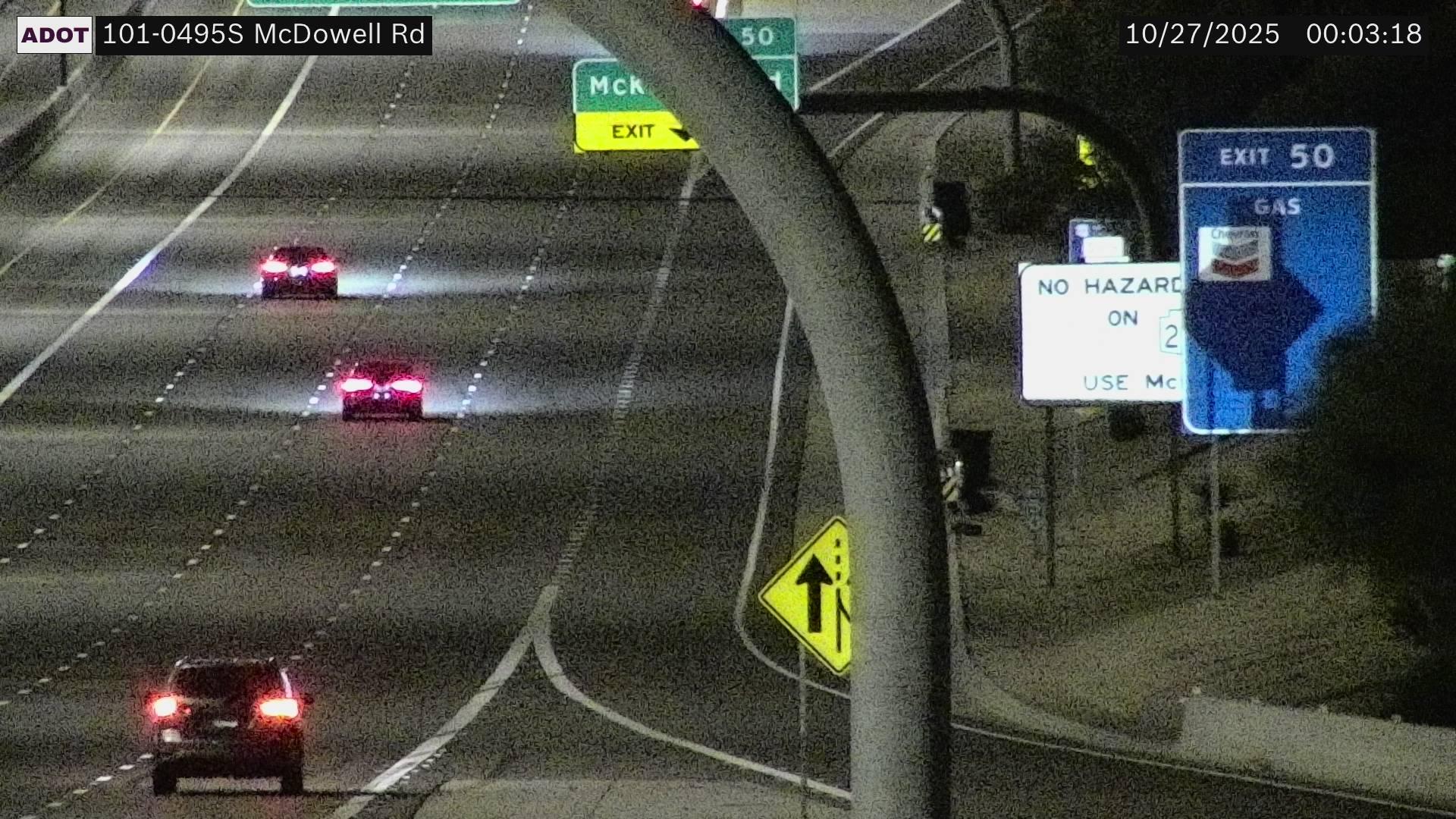 Traffic Cam Salt River › South: L-101 SB 49.58 @McDowell