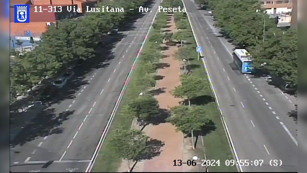 Traffic Cam Carabanchel: VIA LUSITANA - AV DE LA PESETA