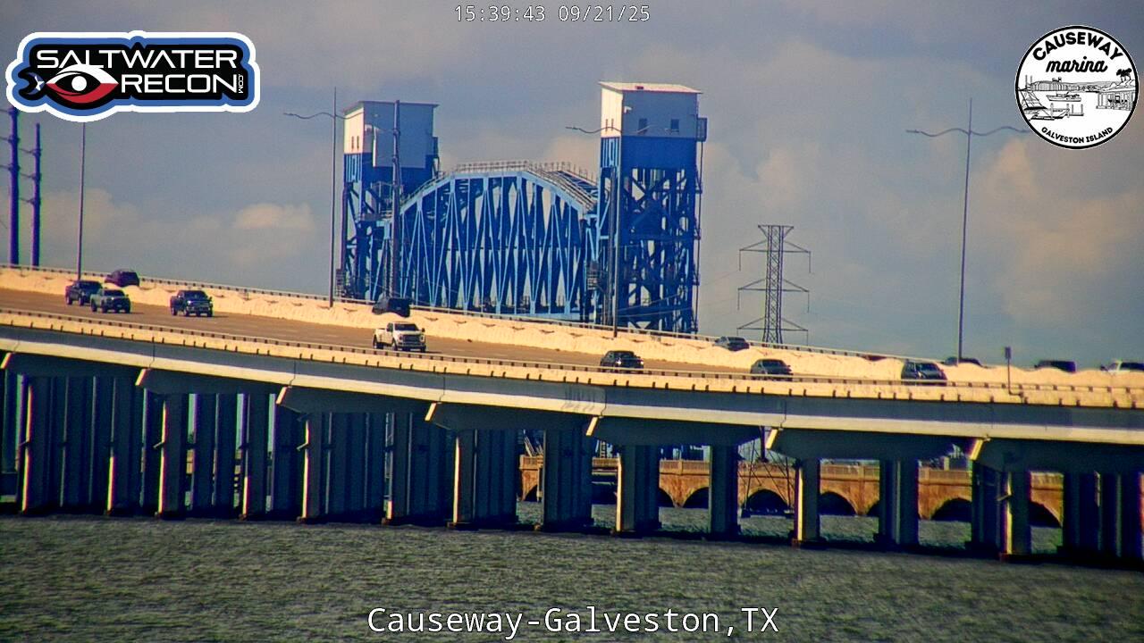 Galveston Causeway Live Traffic Camera