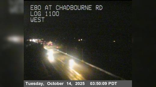 Traffic Cam Fairfield › East: TV984 -- I-80 : AT AT CHADBOURNE RD