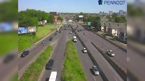 Traffic Cam South Philadelphia: I-76 @ EXIT 347B (PASSYUNK AVE/OREGON AVE)