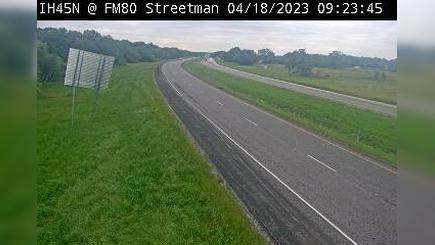 Traffic Cam Streetman › North: I-45@FM80