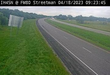 Traffic Cam Streetman › North: I-45@FM80