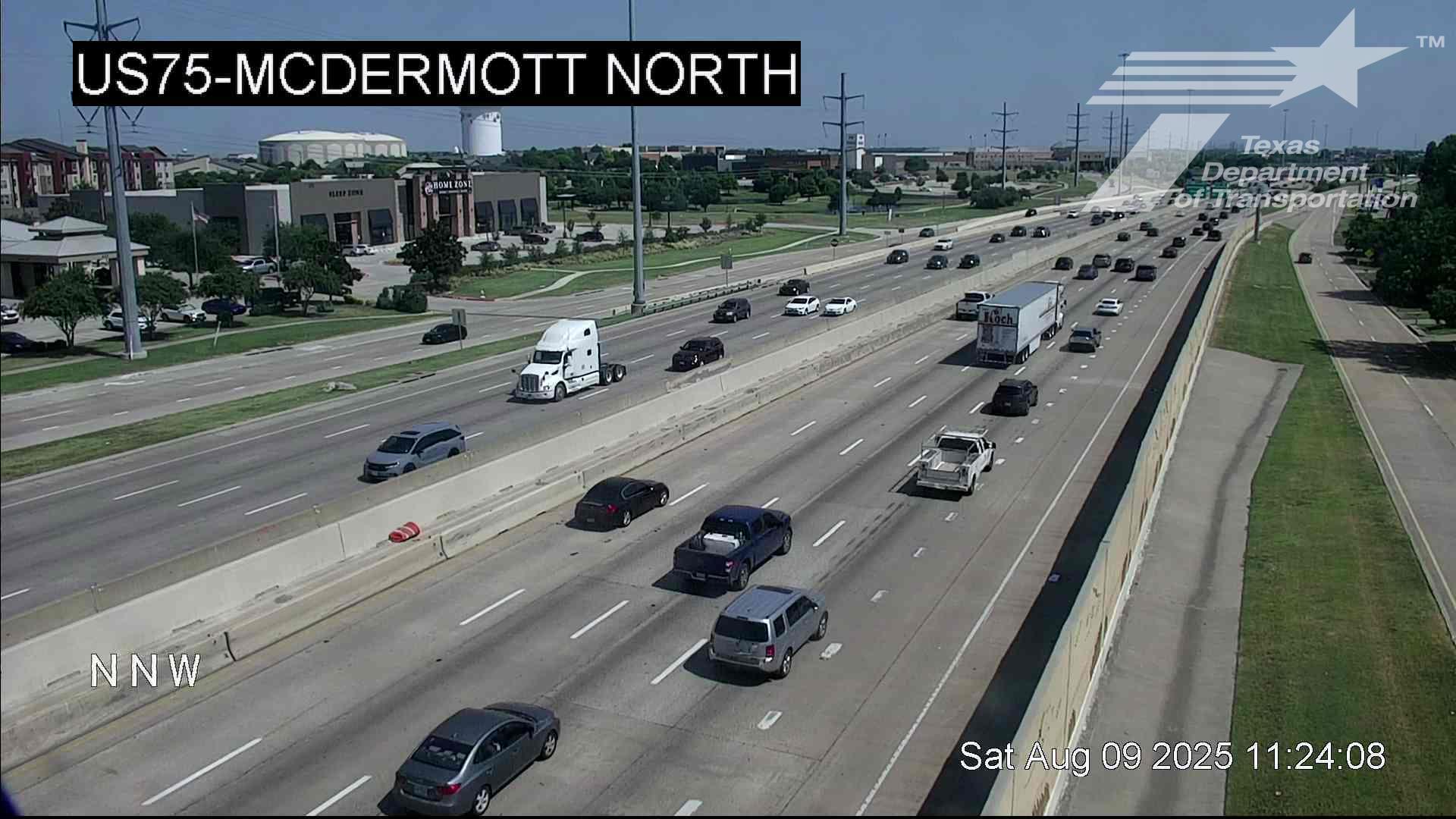 Traffic Cam Whisenant Estates › North: US 75 @ McDermott North