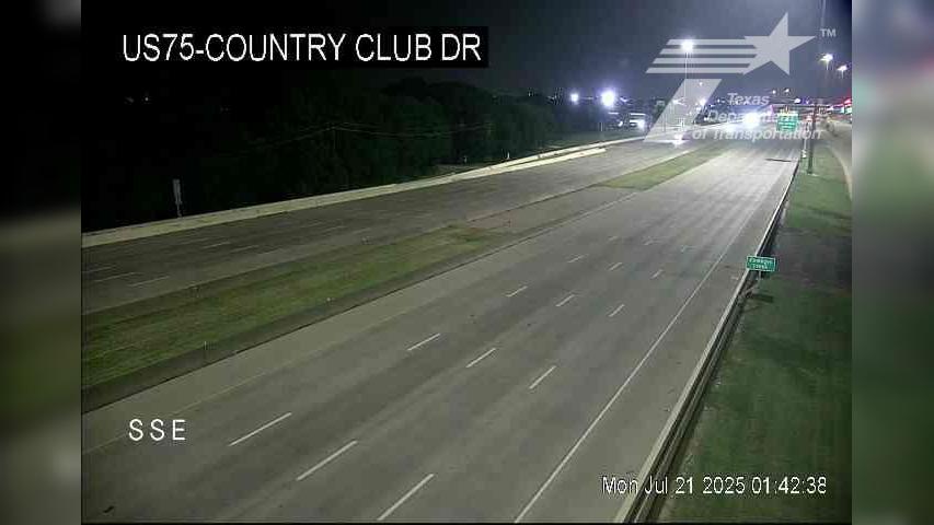 Traffic Cam McKinney › North: US 75 @ Country Club Dr