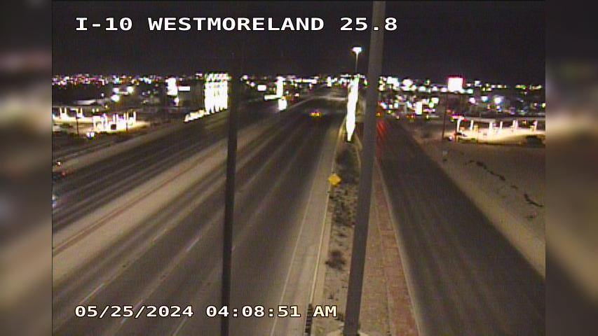 Traffic Cam El Paso › West: IH-10 @ Westmoreland