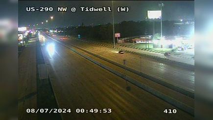 Traffic Cam Northwest Crossing › West: US-290 Northwest @ Tidwell (W)