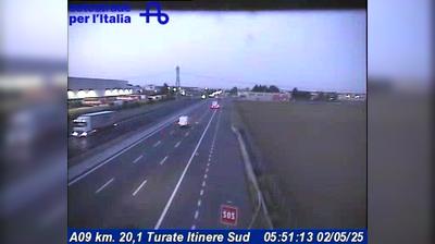 Preview delle webcam di Turate: A09 km. 20,1 - Itinere Sud