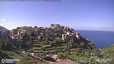 immagine della webcam nei dintorni di La Spezia: webcam Corniglia
