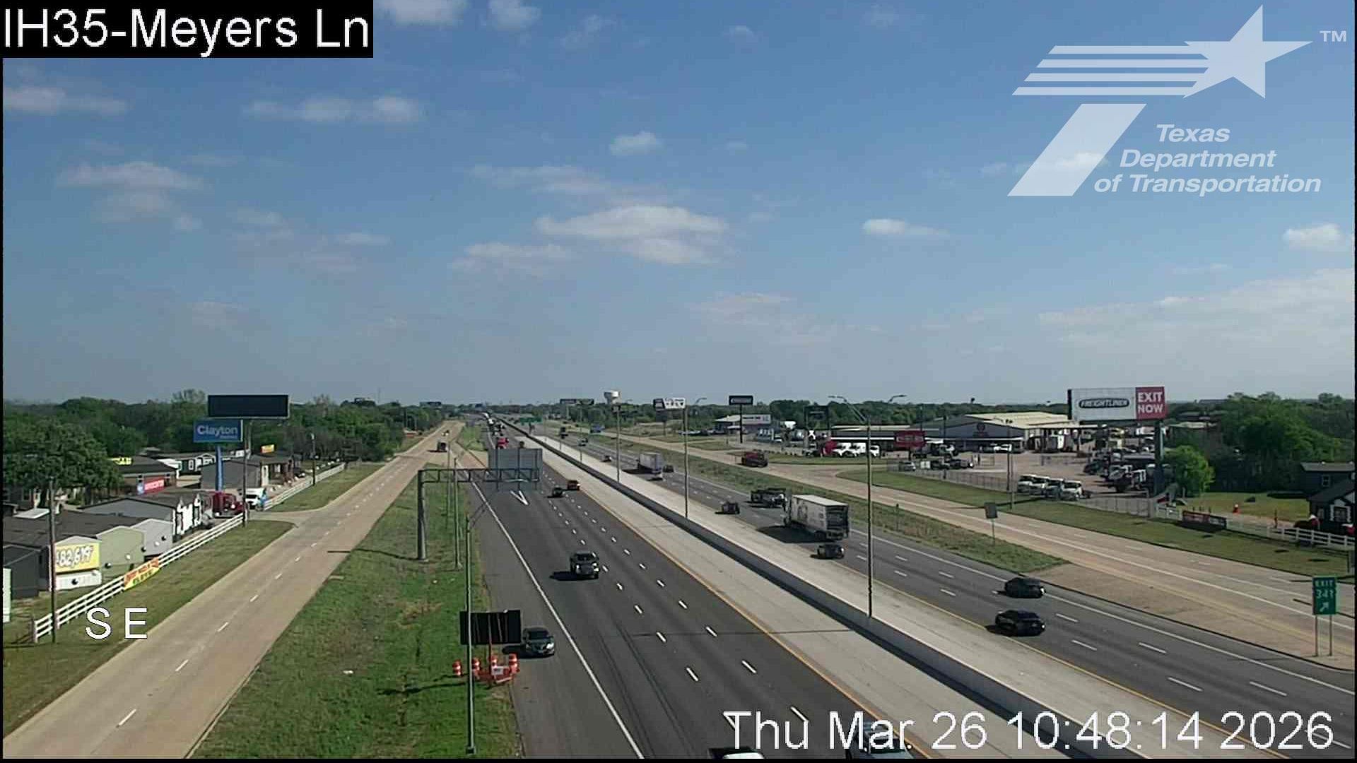 Traffic Cam Lacy-Lakeview › South: I35@MeyersLn-Waco