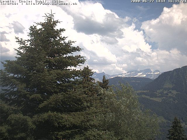 Leysin: Chalet Sybil, CH-1854 - vue en direction de l'est