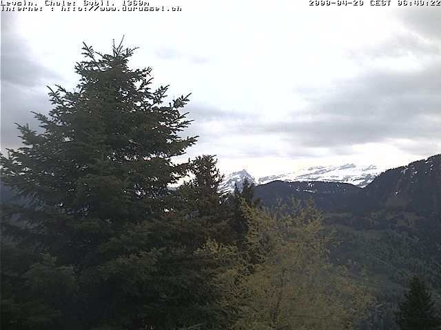 Leysin: Chalet Sybil, CH-1854 - vue en direction de l'est