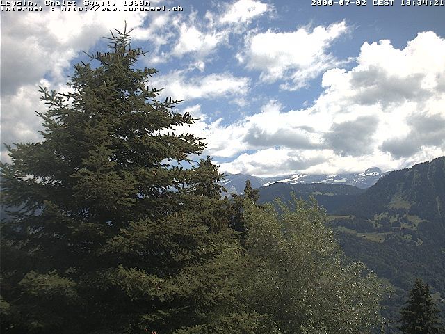 Leysin: Chalet Sybil, CH-1854 - vue en direction de l'est