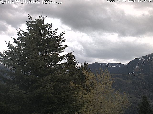 Leysin: Chalet Sybil, CH-1854 - vue en direction de l'est