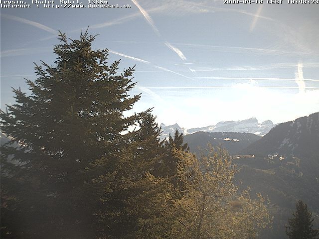 Leysin: Chalet Sybil, CH-1854 - vue en direction de l'est