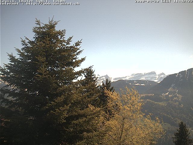 Leysin: Chalet Sybil, CH-1854 - vue en direction de l'est