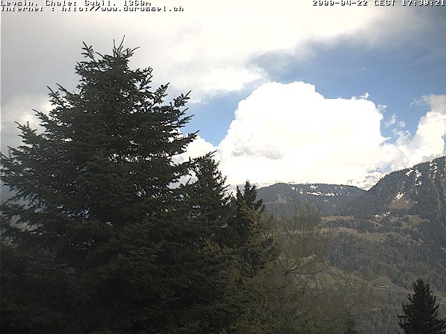 Leysin: Chalet Sybil, CH-1854 - vue en direction de l'est