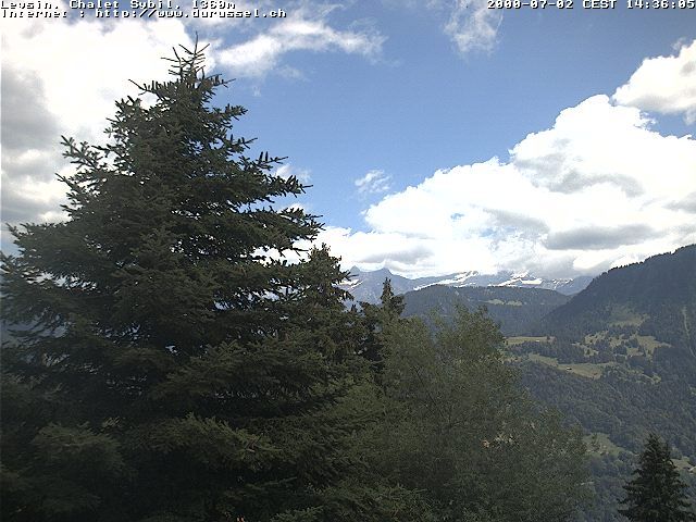Leysin: Chalet Sybil, CH-1854 - vue en direction de l'est