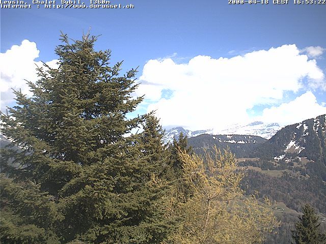 Leysin: Chalet Sybil, CH-1854 - vue en direction de l'est