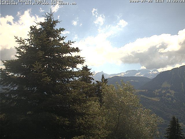 Leysin: Chalet Sybil, CH-1854 - vue en direction de l'est