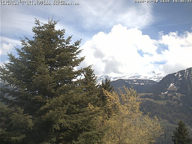 Leysin: Chalet Sybil, CH-1854 - vue en direction de l'est