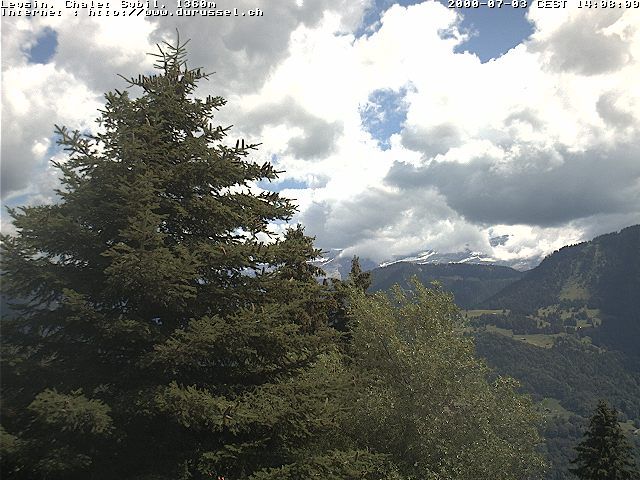 Leysin: Chalet Sybil, CH-1854 - vue en direction de l'est