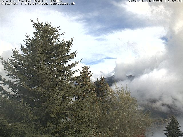 Leysin: Chalet Sybil, CH-1854 - vue en direction de l'est