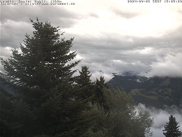 Leysin: Chalet Sybil, CH-1854 - vue en direction de l'est