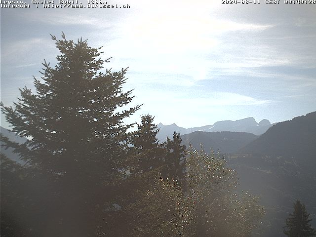 Leysin: Chalet Sybil, CH-1854 - vue en direction de l'est