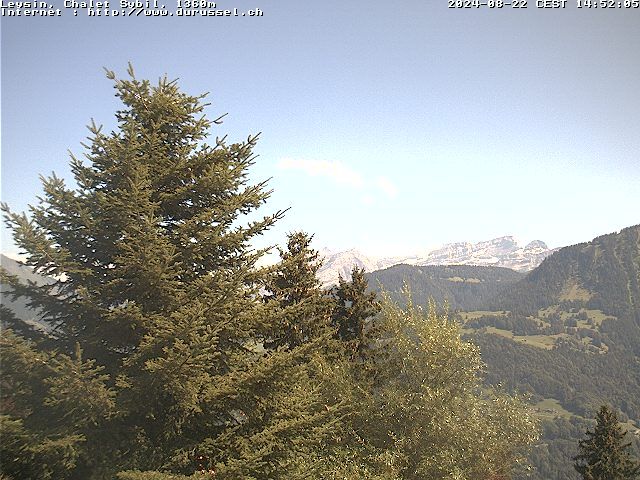 Leysin: Chalet Sybil, CH-1854 - vue en direction de l'est