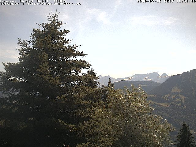 Leysin: Chalet Sybil, CH-1854 - vue en direction de l'est
