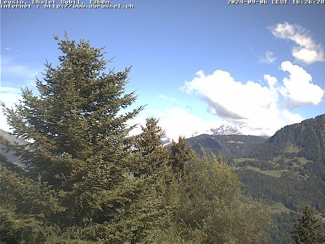 Leysin: Chalet Sybil, CH-1854 - vue en direction de l'est