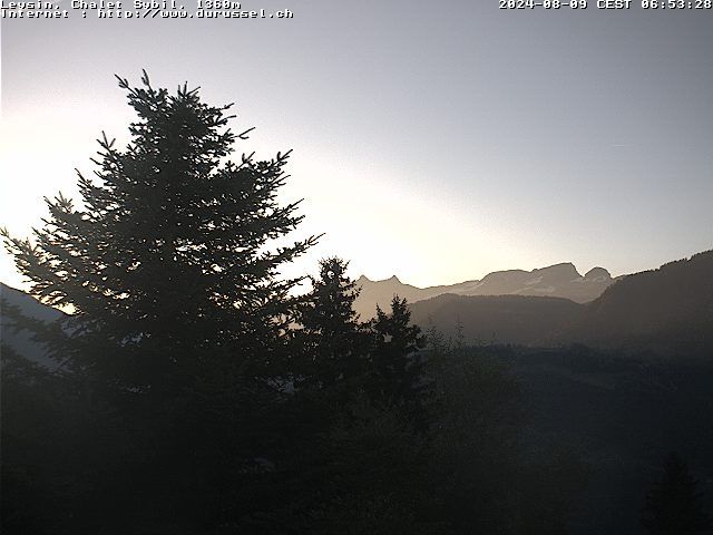 Leysin: Chalet Sybil, CH-1854 - vue en direction de l'est