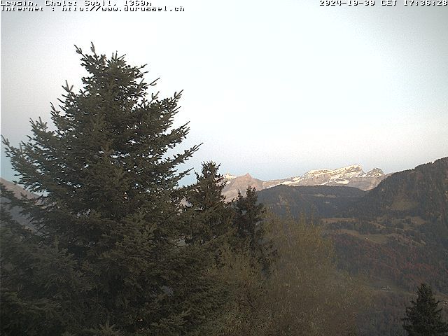 Leysin: Chalet Sybil, CH-1854 - vue en direction de l'est