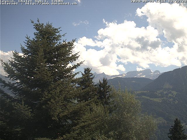 Leysin: Chalet Sybil, CH-1854 - vue en direction de l'est