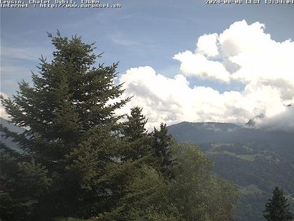 Leysin: Chalet Sybil, CH-1854 - vue en direction de l'est